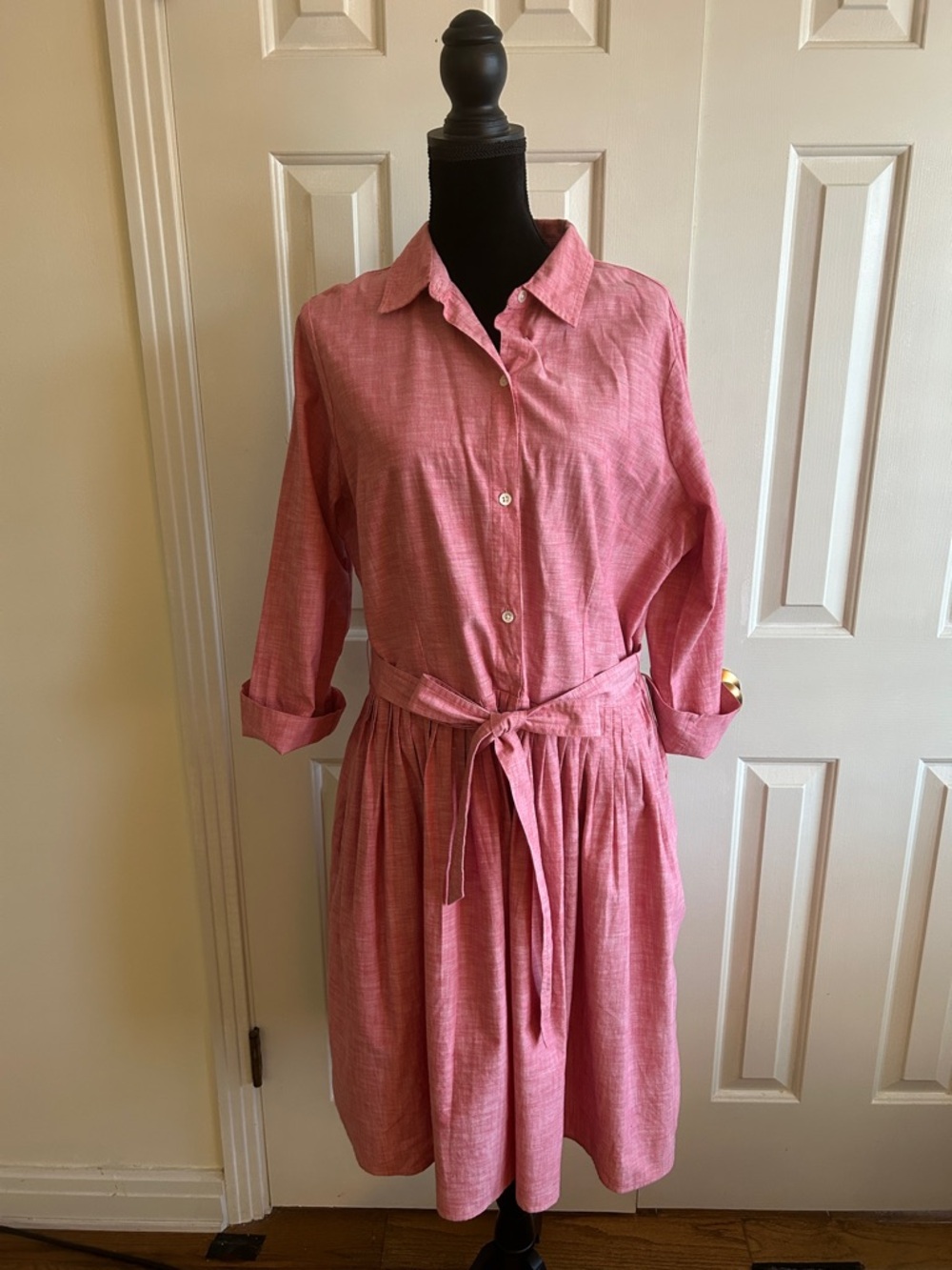 Lands’ End Full Skirt Shirt Dress